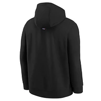 Youth Nike  Black Toronto Raptors 2024/25 City Edition Club Fleece Pullover Hoodie