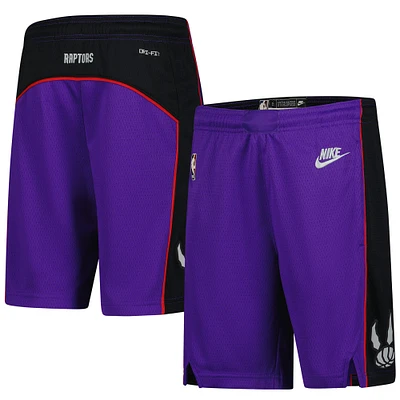 Youth Nike Purple Toronto Raptors 2024/25 City Edition Swingman Performance Shorts