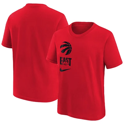 Youth Nike Red Toronto Raptors Essential Asbury Block - T-Shirt