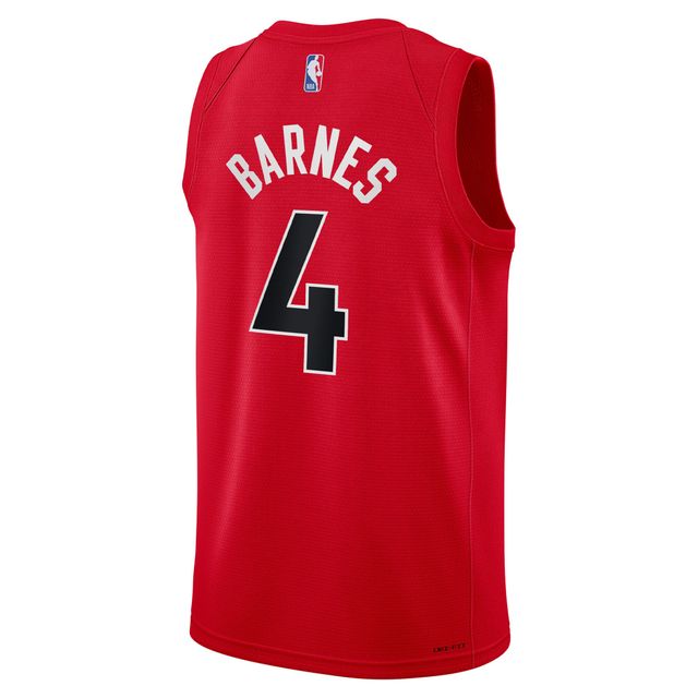 Jeune Nike Scottie Barnes Red Toronto Raptors 2019/20 Swingman Player - Maillot Icon Edition