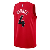 Youth Nike Scottie Barnes Red Toronto Raptors Swingman Jersey - Icon Edition