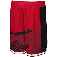 Youth Red Toronto Raptors Fade Away Shorts