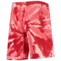 Youth Red Toronto Raptors Santa Monica Tie-Dye Shorts