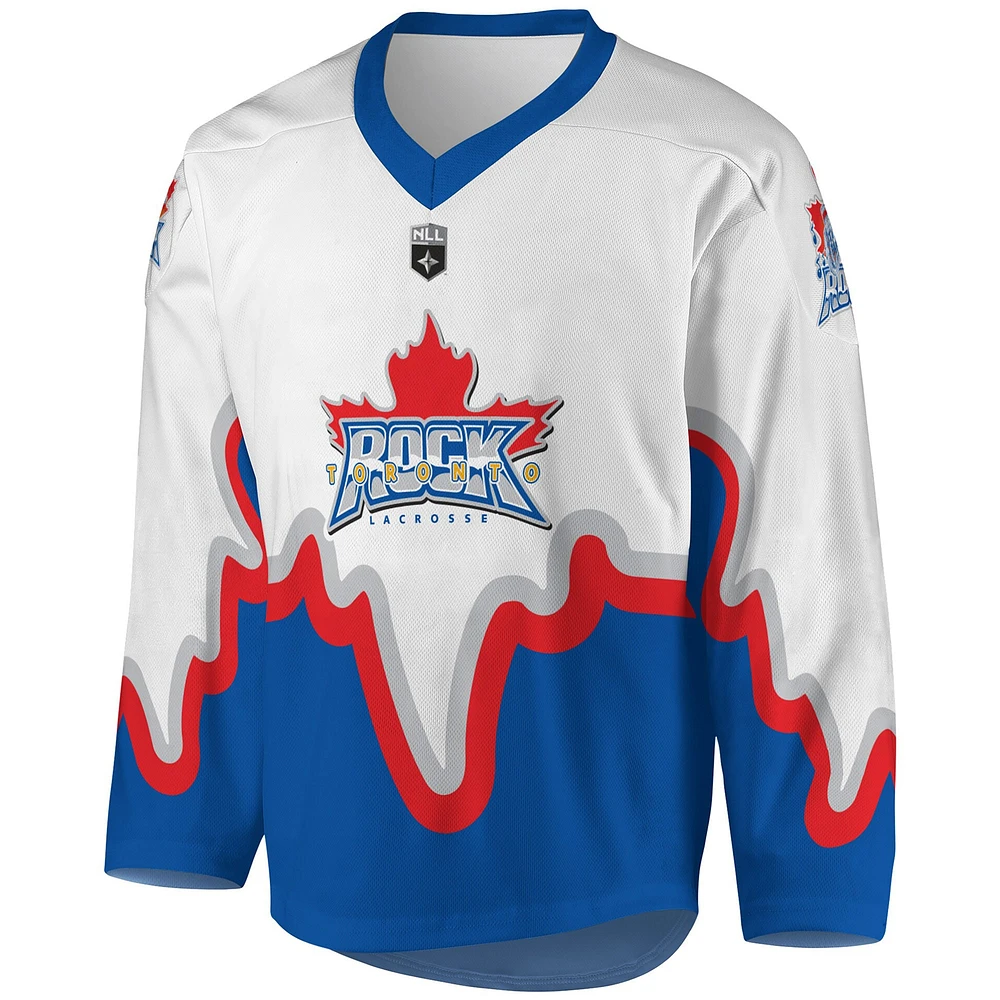 Men's White Toronto Rock Replica - Jersey