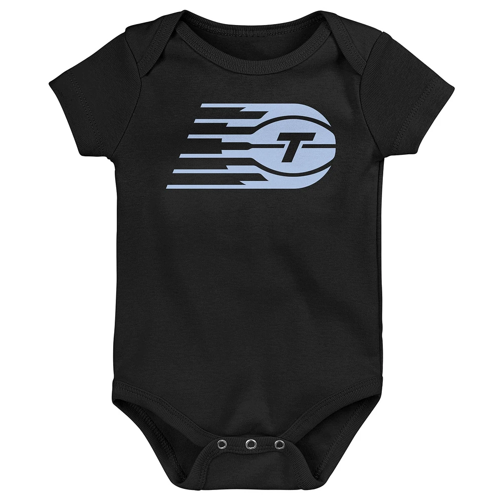 Newborn Black Toronto Tempo  Primary Icon Bodysuit