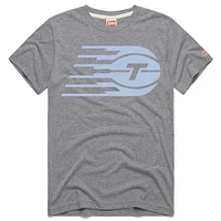 Unisex Homage Gray Toronto Tempo Tri-Blend Logo T-Shirt