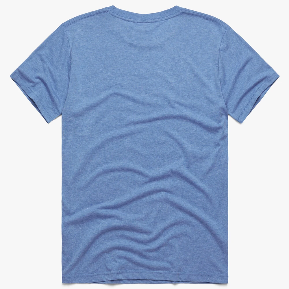 Unisex Homage  Light Blue Toronto Tempo Tri-Blend Logo T-Shirt