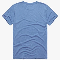 Unisex Homage  Light Blue Toronto Tempo Tri-Blend Logo T-Shirt