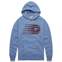 Unisex Homage Light Blue Toronto Tempo Tri-Blend Pullover Hoodie