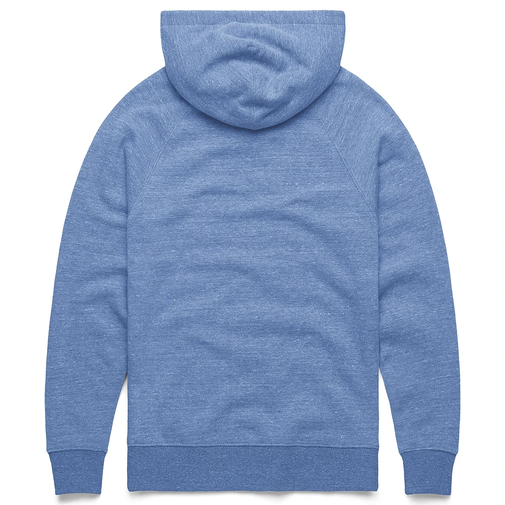 Unisex Homage Light Blue Toronto Tempo Tri-Blend Pullover Hoodie