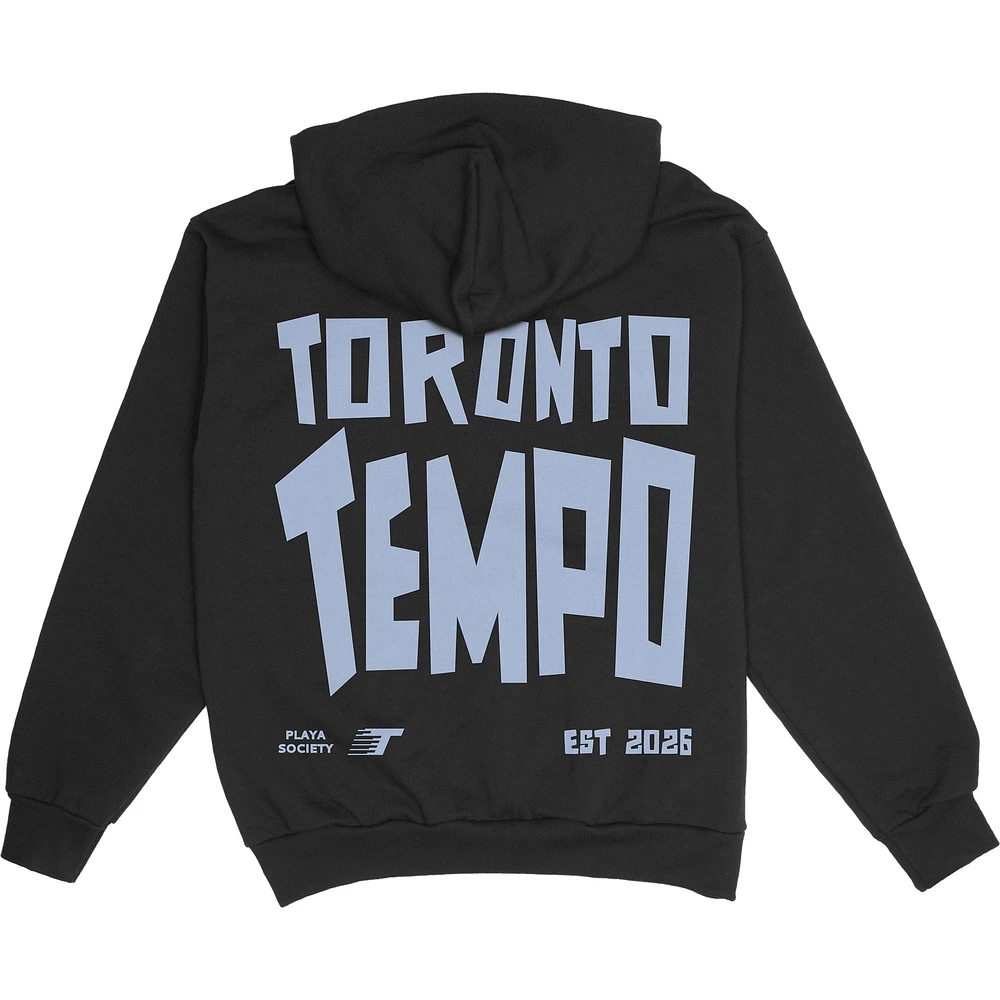 Unisex Playa Society  Black Toronto Tempo Team Pullover Hoodie