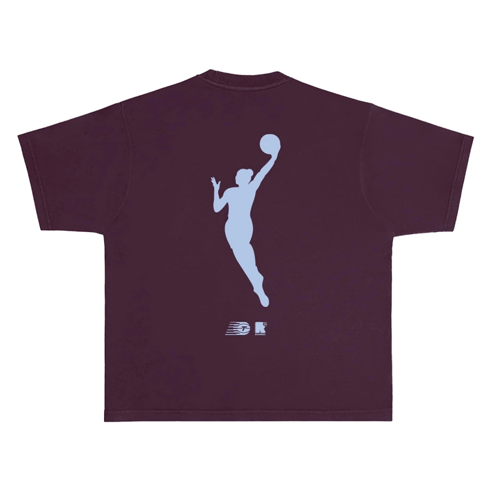 Unisex round21 Burgundy Toronto Tempo Swish T-Shirt