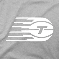 Unisex Stadium Essentials  Heather Gray Toronto Tempo Primary Logo Pullover Hoodie