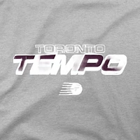 Unisex Stadium Essentials  Heather Gray Toronto Tempo Puff Fleece Sweatshirt