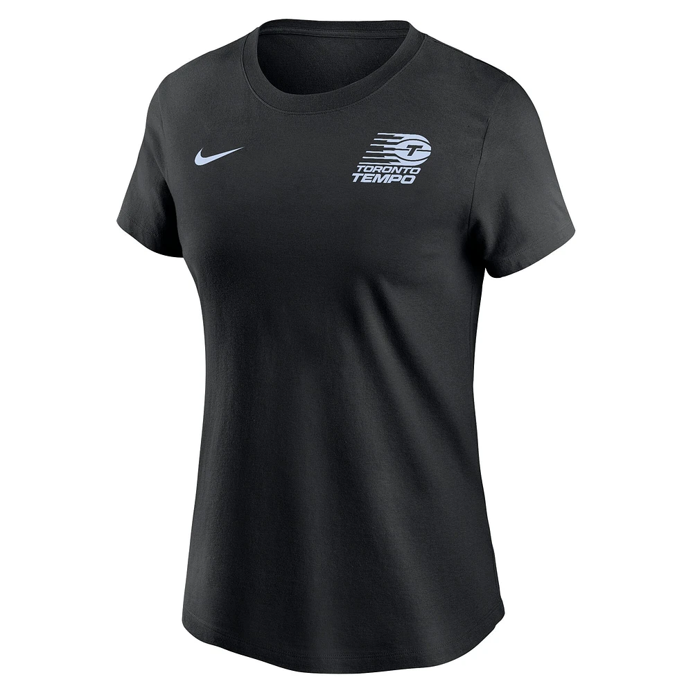Women's Nike Black Toronto Tempo T-Shirt