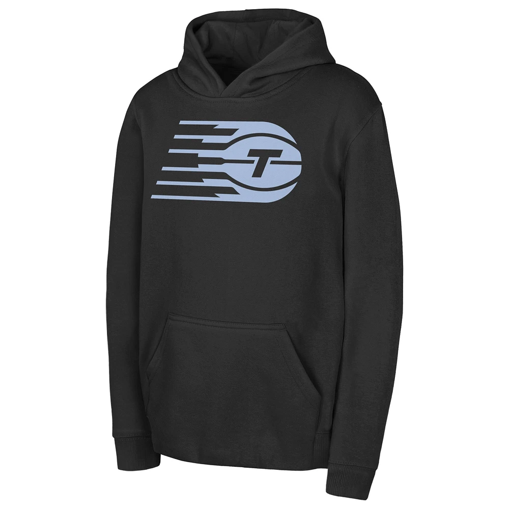 Youth Black Toronto Tempo Primary Icon Pullover Hoodie