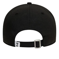 Men's New Era Black Tottenham Hotspur Rainbow Wordmark Adjustable 9FORTY Hat