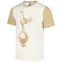 Men's Cream Tottenham Hotspur Colorblock Raglan T-Shirt