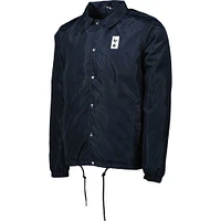 Men's Navy Tottenham Hotspur Coaches Full-Snap Jacket