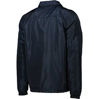 Men's Navy Tottenham Hotspur Coaches Full-Snap Jacket
