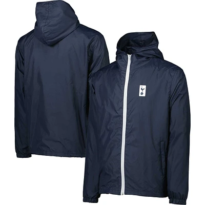 Veste Coupe-Vent Homme Bleu Marine Tottenham Hotspur Full-Zip Hoodie
