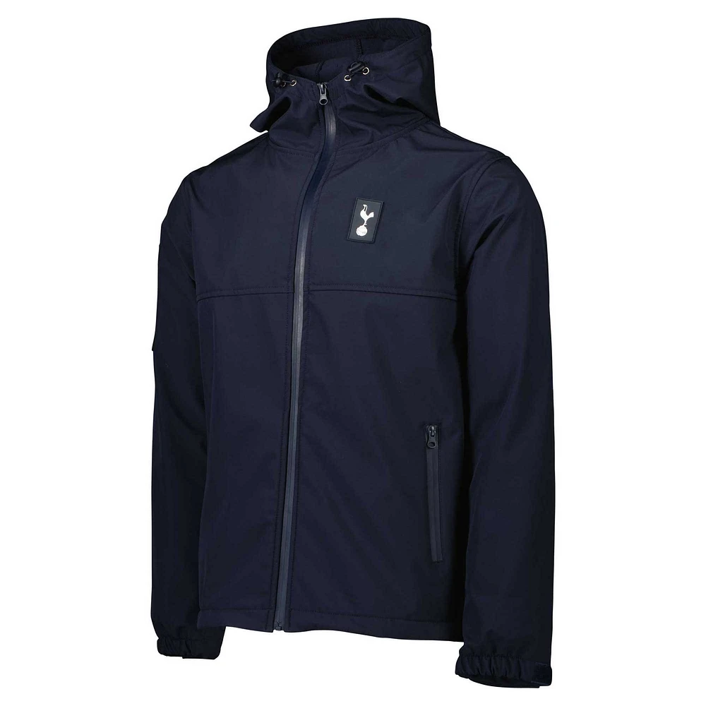 Men's Navy Tottenham Hotspur Three-Layer Full-Zip Hooded Jacket