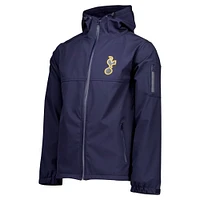 Men's Navy Tottenham Hotspur Three-Layer Full-Zip Hoodie Jacket
