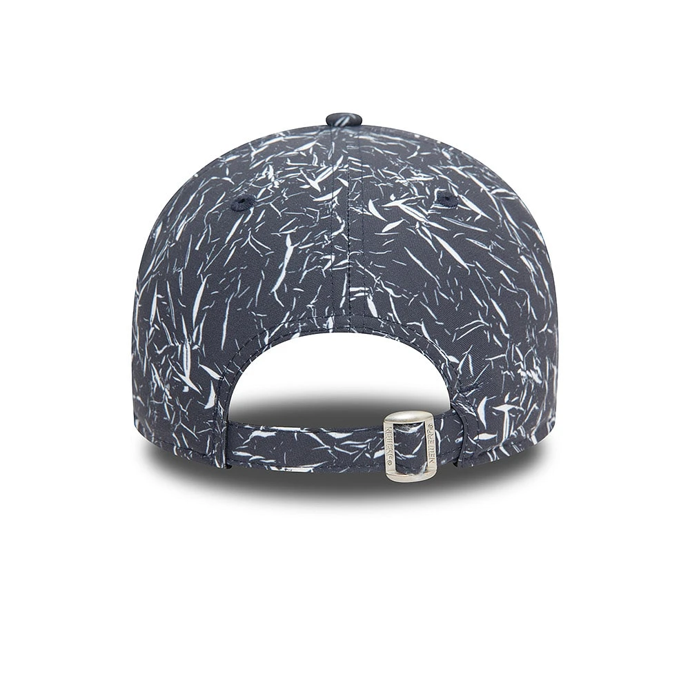 Men's New Era Navy Tottenham Hotspur Crinkle 9FORTY Adjustable Hat