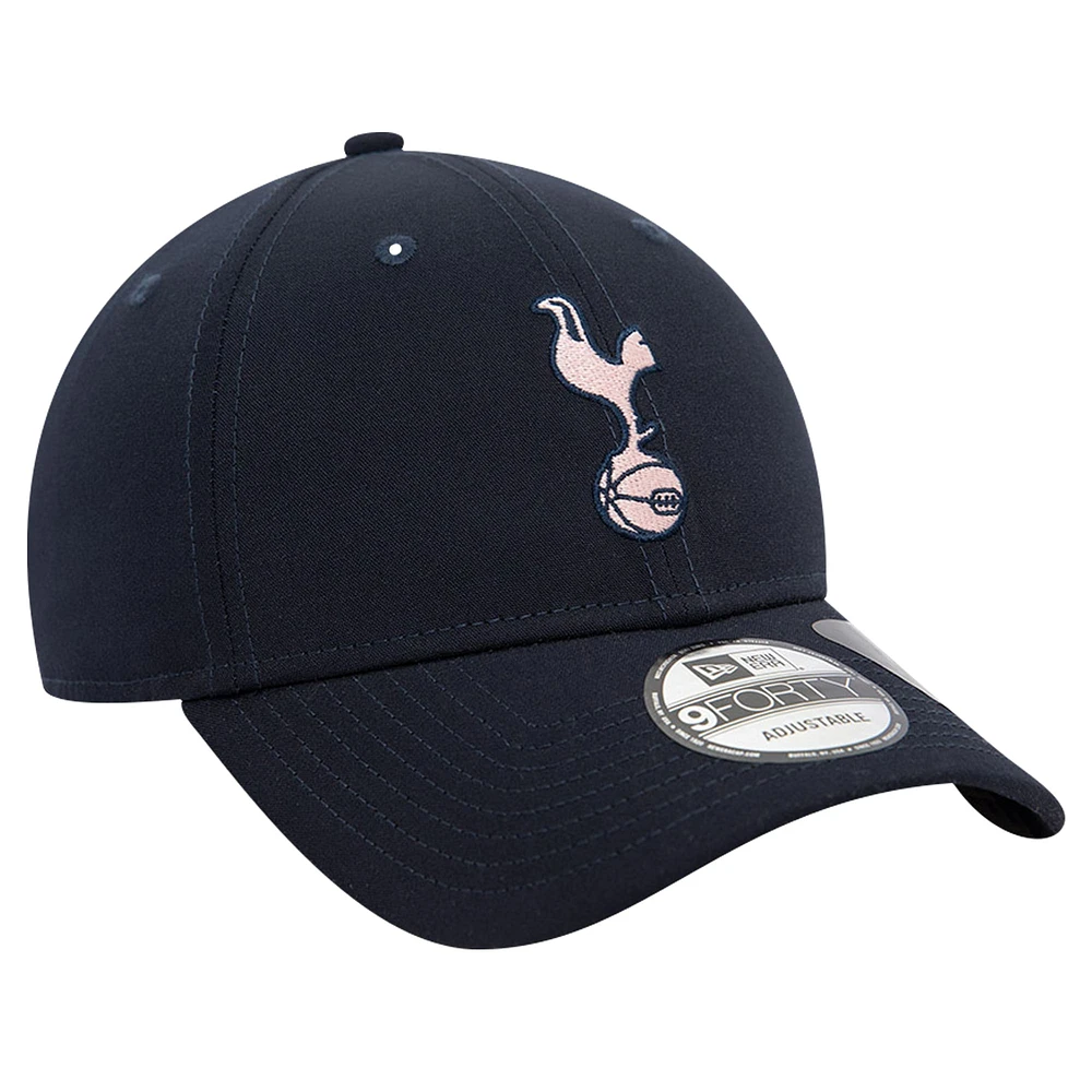 Men's New Era Navy Tottenham Hotspur Repreve 9FORTY Adjustable Hat