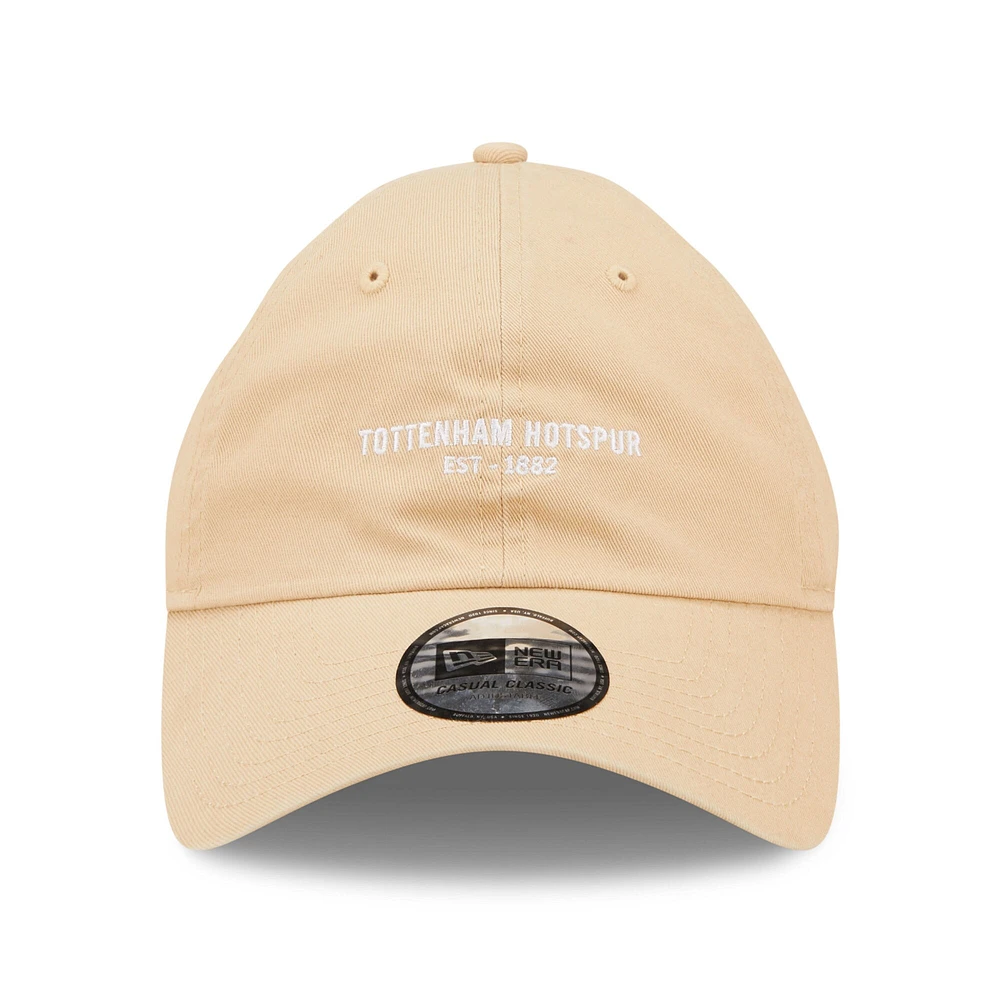 Men's New Era Tan Tottenham Hotspur Team Classic Adjustable Hat