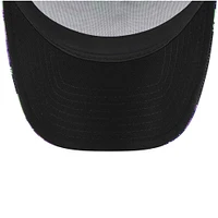 Men's New Era Tottenham Hotspur Black Glitch All Over Print E-Frame Trucker Adjustable Hat