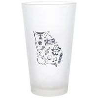2024 PGA TOUR Championship Map Frosted Pint Glass