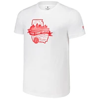 Men's Ahead White Tour Championship Instant Classic Tri-Blend T-Shirt