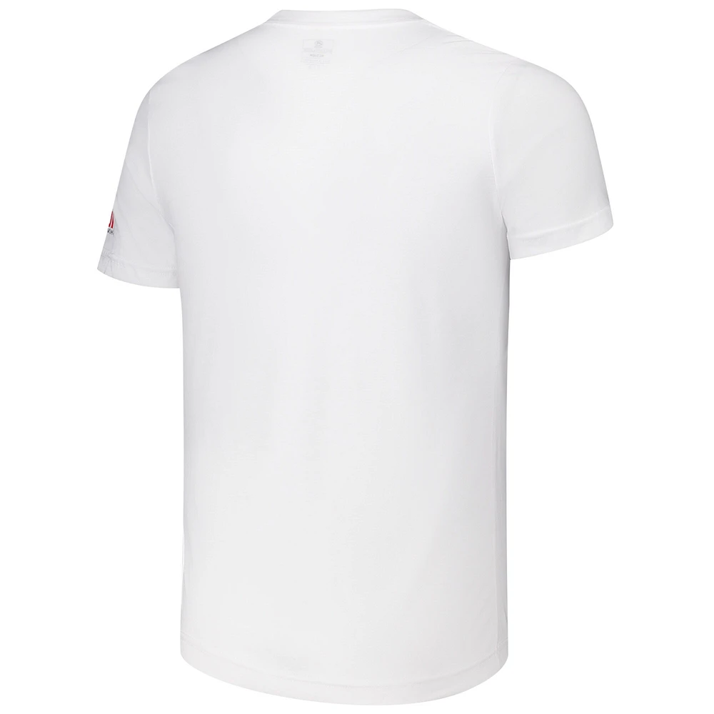 Men's Ahead White Tour Championship Instant Classic Tri-Blend T-Shirt