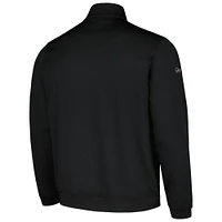 Men's Barstool Golf Black TOUR Championship Quarter-Zip Top