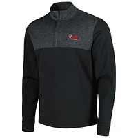 Men's FootJoy Black TOUR Championship Logo Half-Zip Top