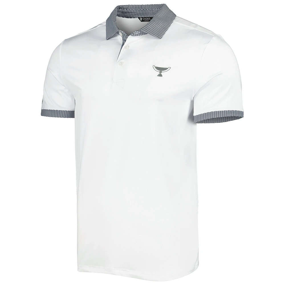 Men's Levelwear White TOUR Championship Thomas Polo