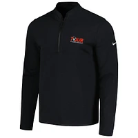 Men's Nike Black TOUR Championship Performance Victory Half-Zip Top
