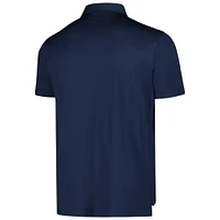 Men's Peter Millar Navy TOUR Championship Solid Performance Jersey Polo