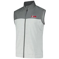 Men's Puma Gray TOUR Championship Colorblock CLOUDSPUN Full-Zip Vest