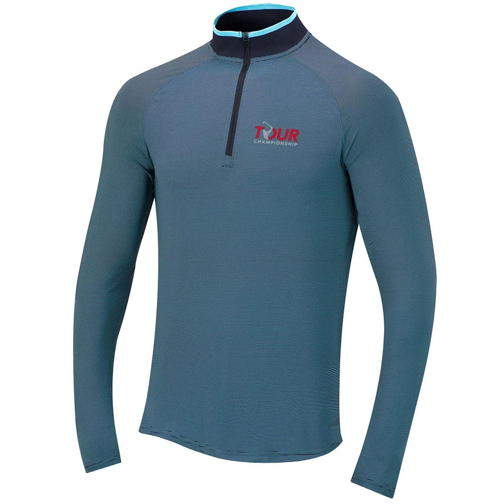 Men's Under Armour Blue TOUR Championship Raglan Quarter-Zip Jacket