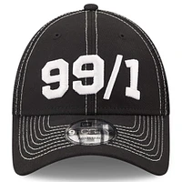 Men's New Era Black TRACKHOUSE RACING 99/1 9FORTY Snapback Adjustable Trucker Hat