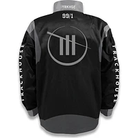 Men's TRACKHOUSE RACING Team Collection Black Nylon Uniform Full-Snap Jacket