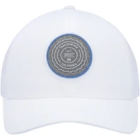 Men's Travis Mathew White The Patch Trucker Snapback Hat