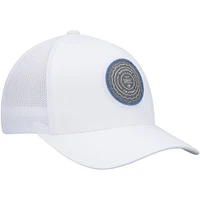 Men's Travis Mathew White The Patch Trucker Snapback Hat
