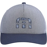Casquette Snapback de location à long terme TravisMathew gris chiné pour hommes