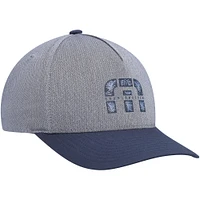 Casquette Snapback de location à long terme TravisMathew gris chiné pour hommes