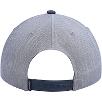 Casquette Snapback de location à long terme TravisMathew gris chiné pour hommes