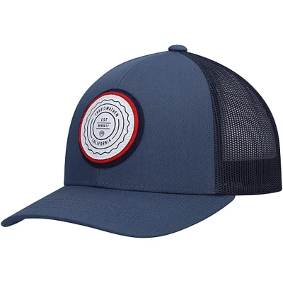 Casquette Snapback TravisMathew bleu marine The Patch Trucker pour jeune
