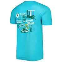 Men's Blue Tulane Green Wave Through the Years T-Shirt